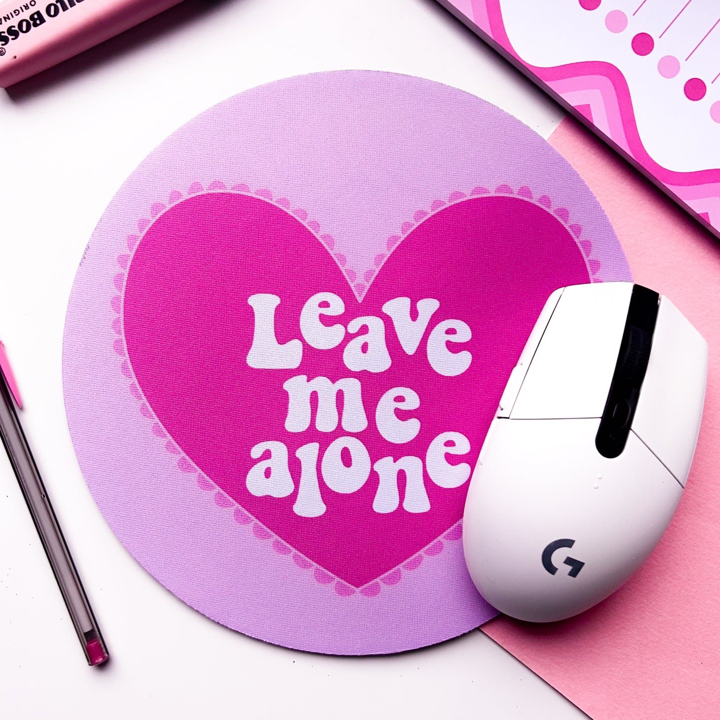 Leave Me Alone Mouse Mat