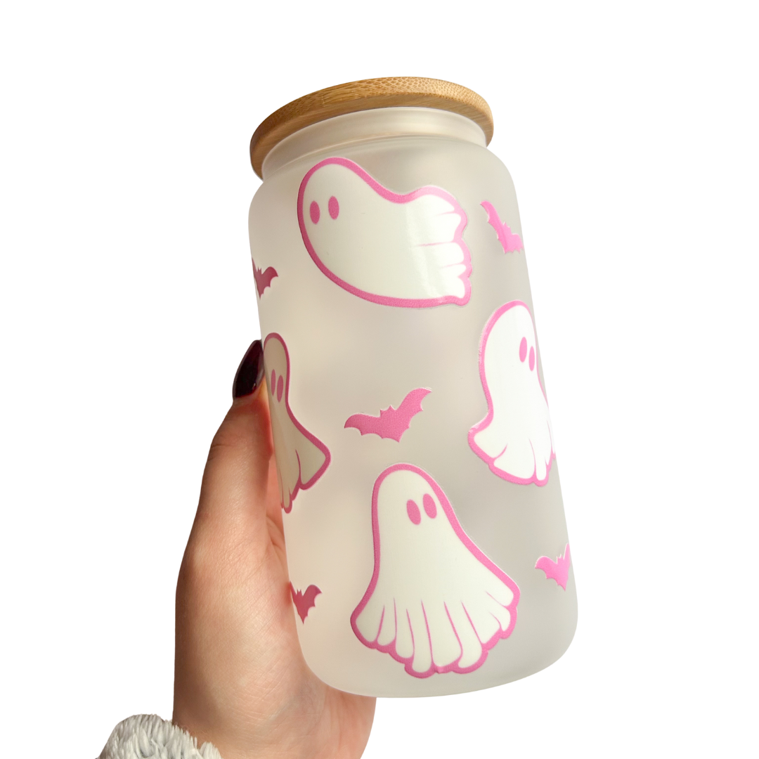 Pink Ghost Tumbler