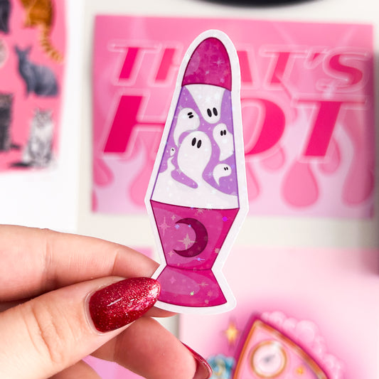 Ghostie Lava Lamp Sticker