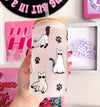 Ghoulish Cat Print Tumbler