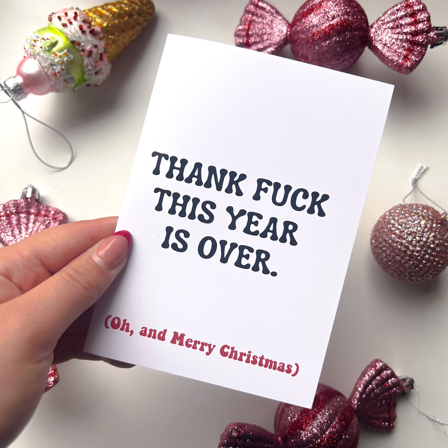 Thank fuck this year is over Card