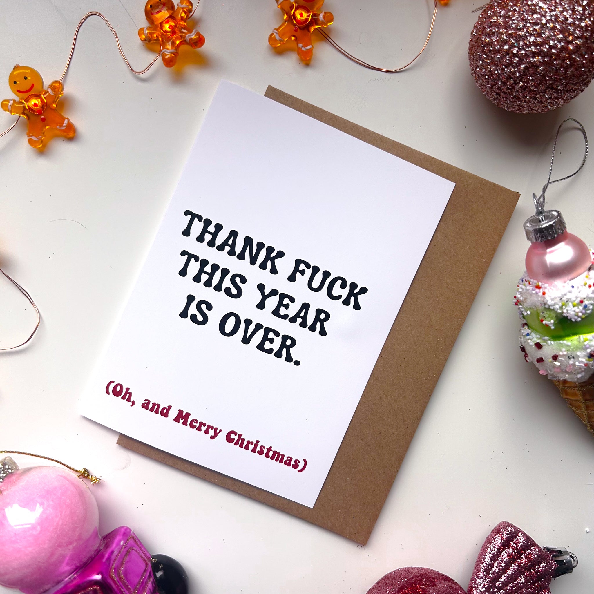 Thank fuck this year is over Card