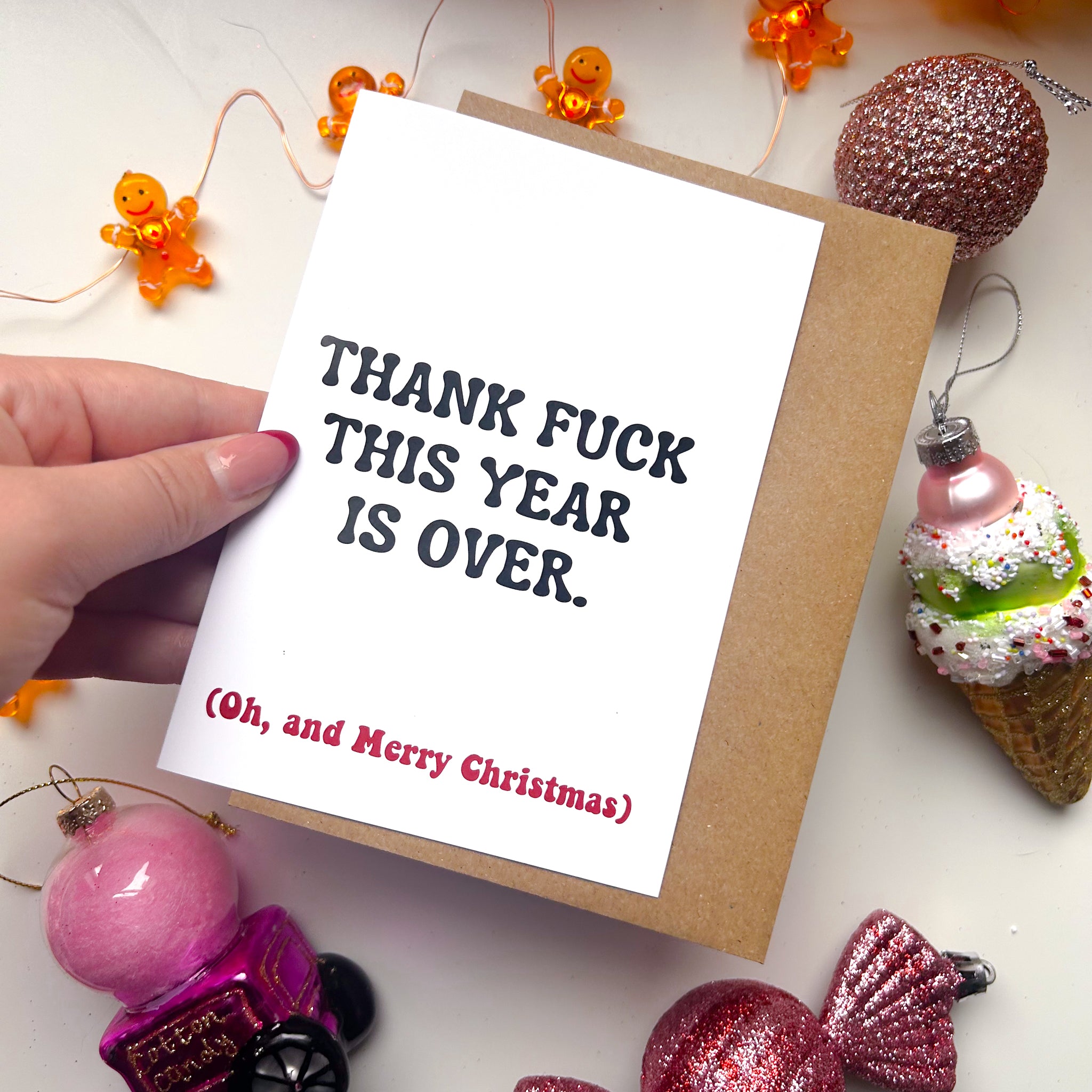 Thank fuck this year is over Card