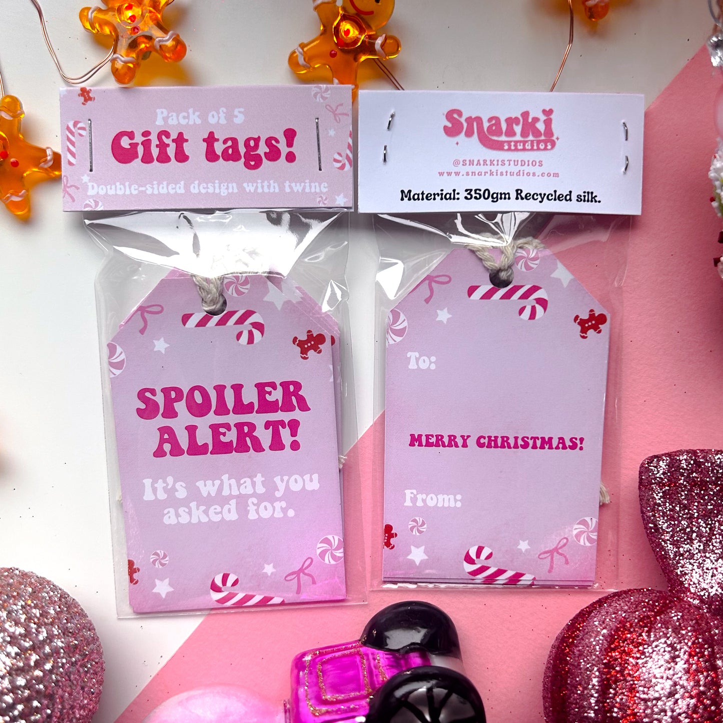 Spoiler Alert! Christmas Tags (Pack of 5)