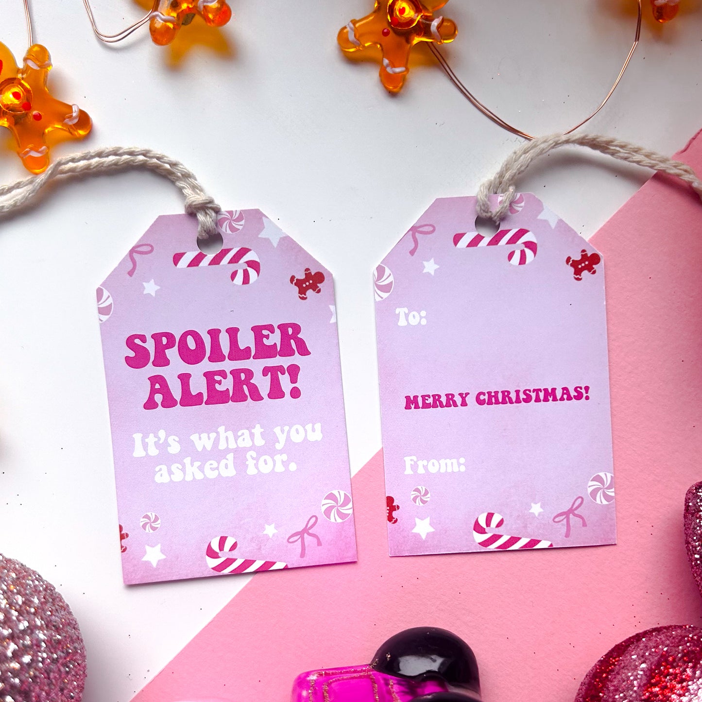 Spoiler Alert! Christmas Tags (Pack of 5)