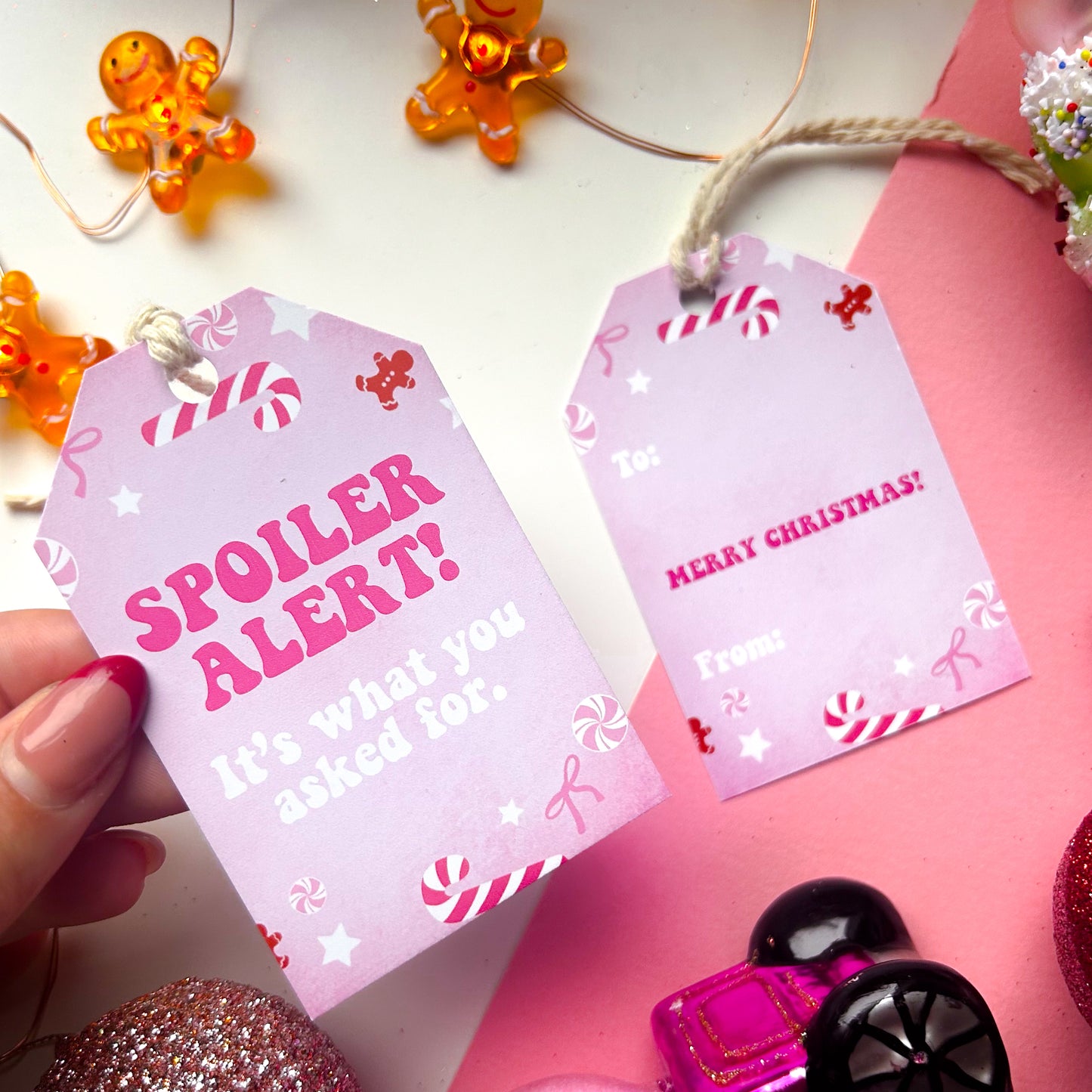 Spoiler Alert! Christmas Tags (Pack of 5)