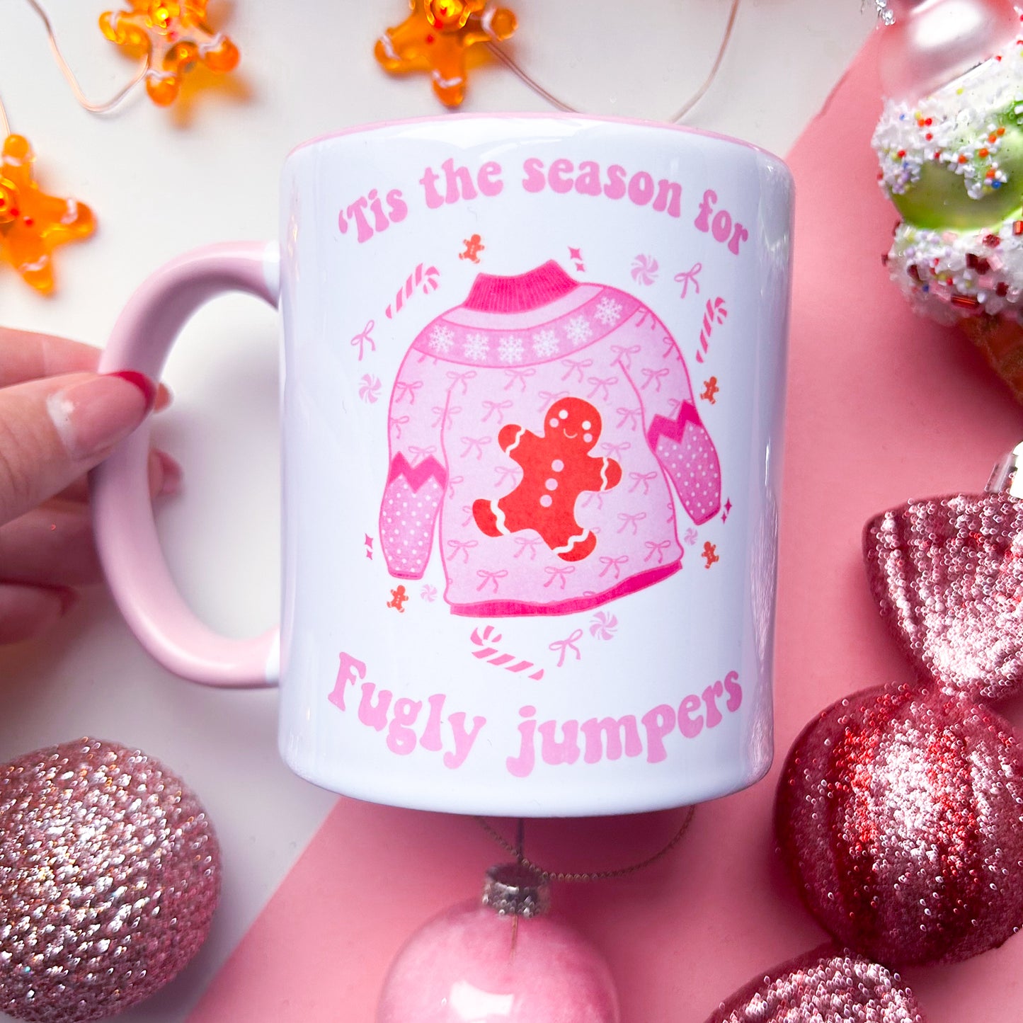 'Tis the season for Fugly Jumpers Ceramic Mug