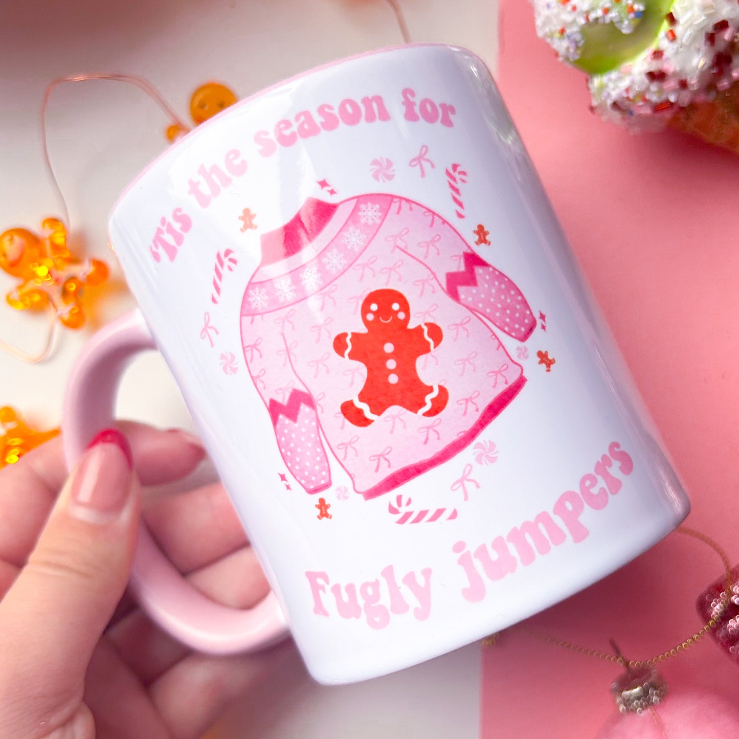 'Tis the season for Fugly Jumpers Ceramic Mug