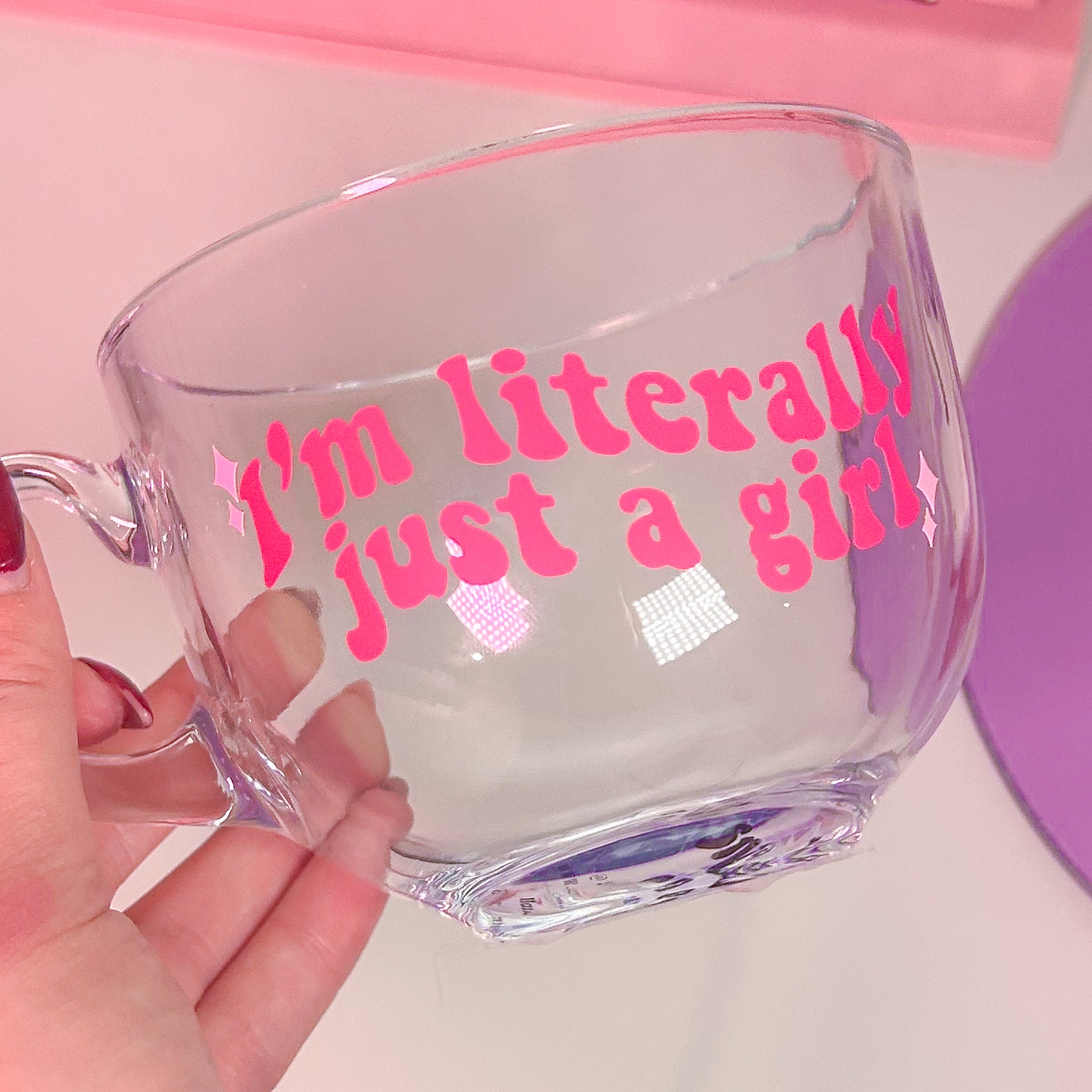 I’m Literally Just a Girl Glass Mug