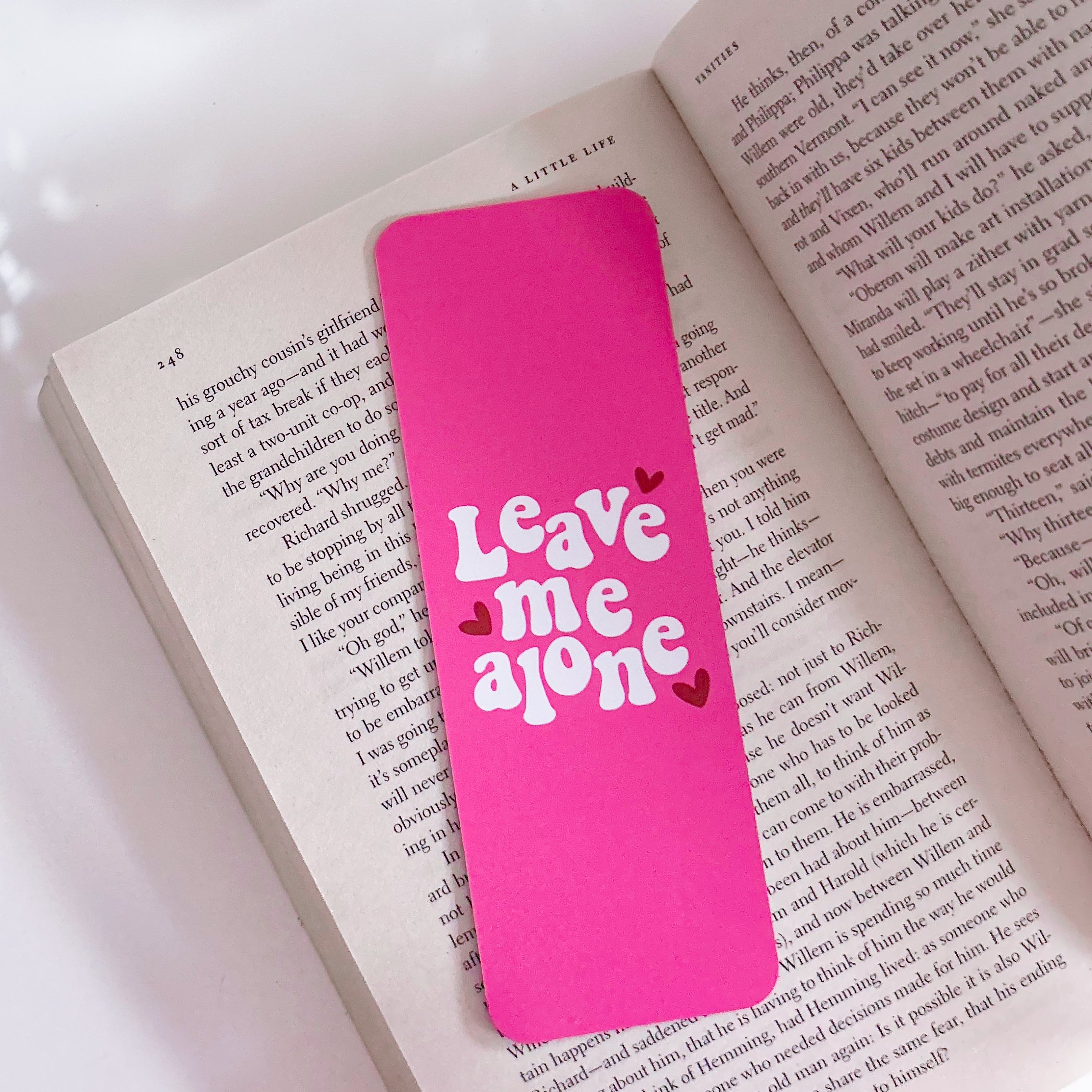 Leave Me Alone Bookmark