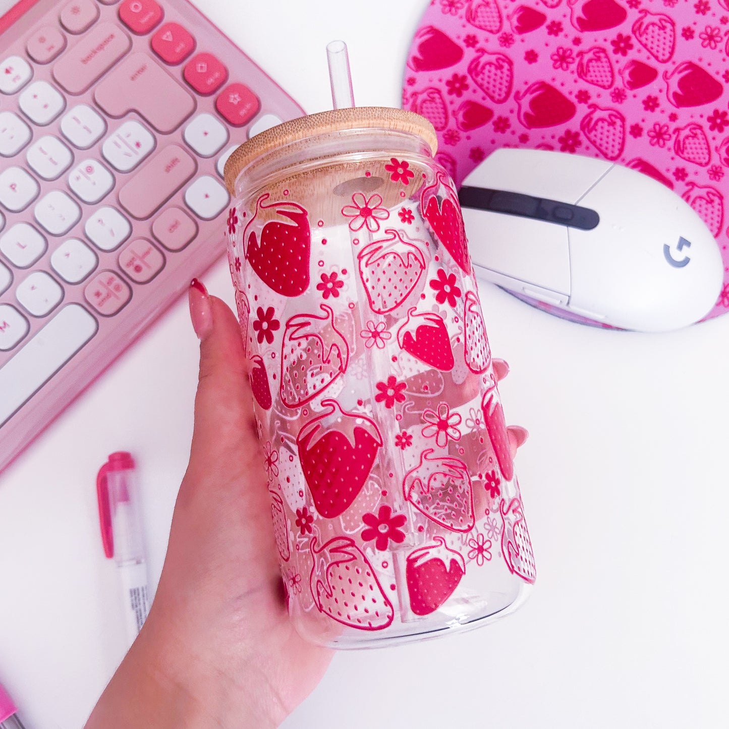 Strawberry Tumbler