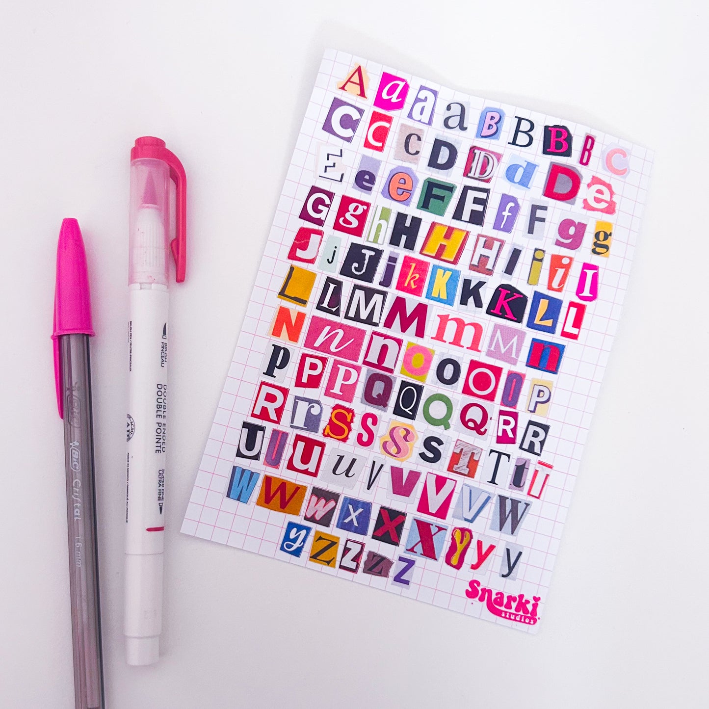 Ransom Letter Sticker Sheet