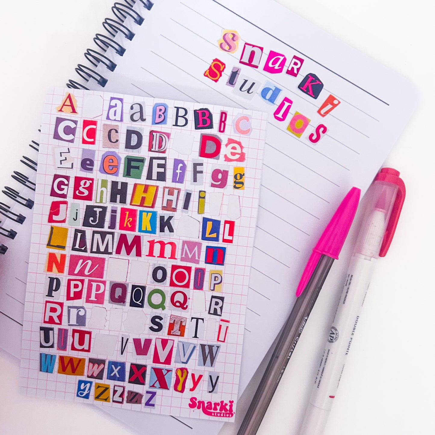 Ransom Letter Sticker Sheet