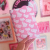 Pink Ghost Pattern Notebook