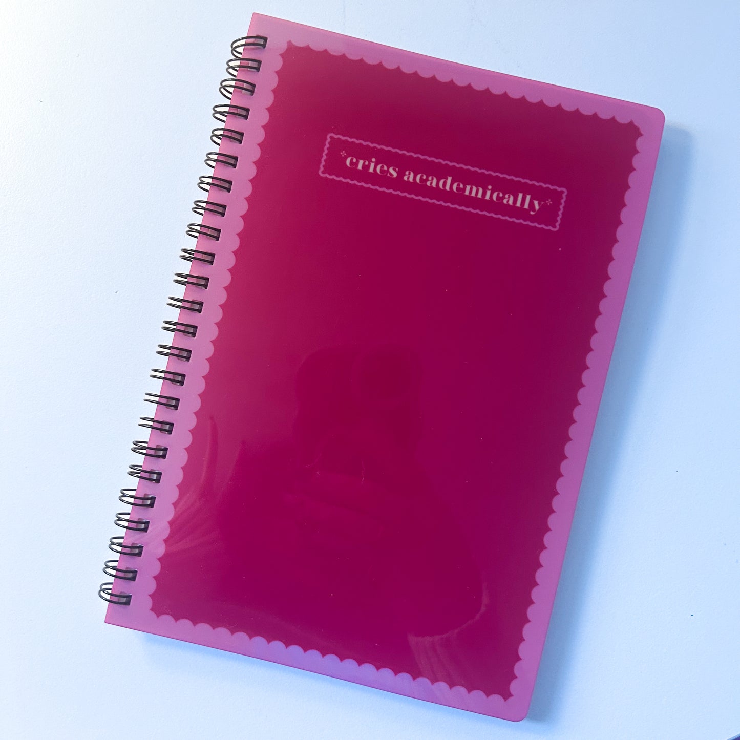 *Cries Academically* Notebook