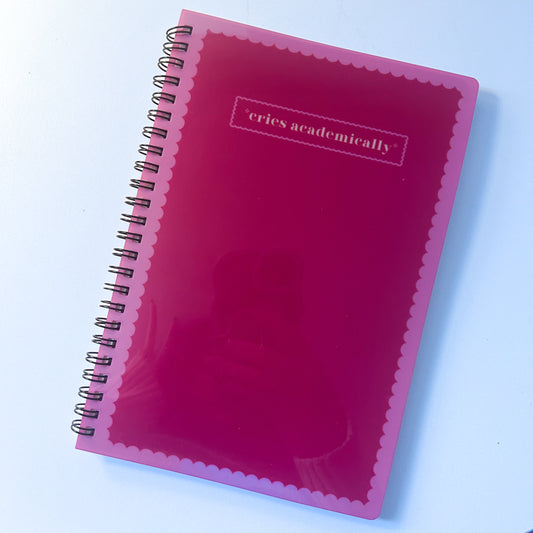 *Cries Academically* Notebook