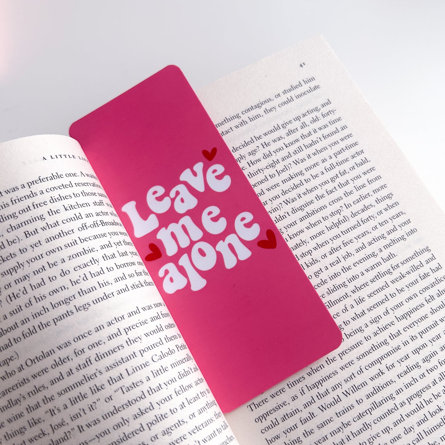 Leave Me Alone Bookmark