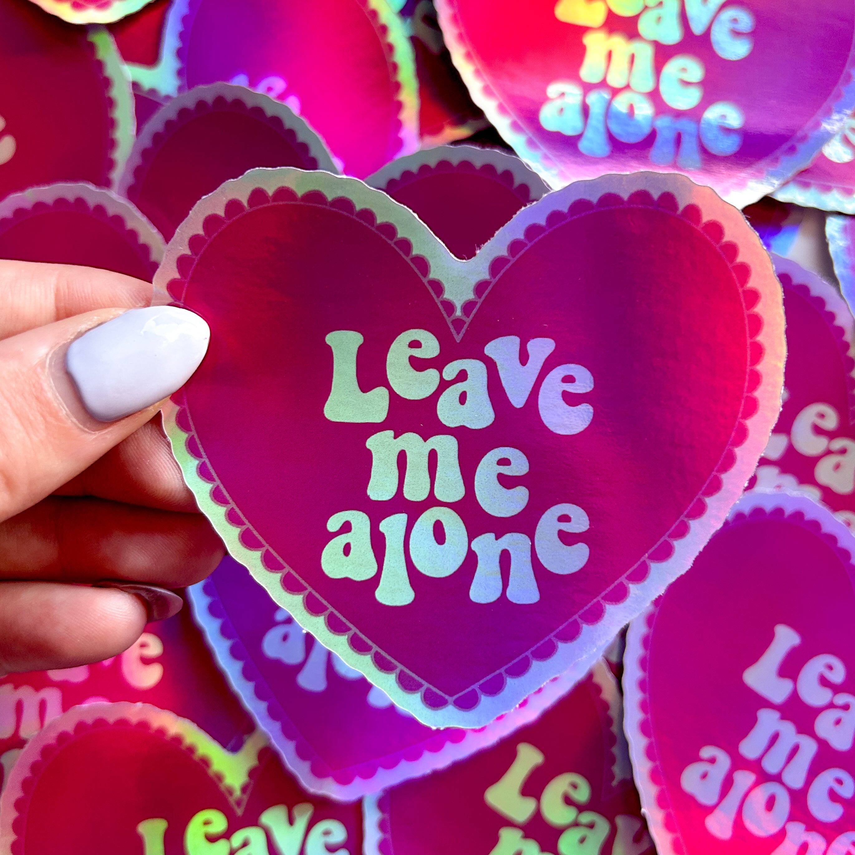 Leave Me Alone Sticker