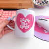 Leave Me Alone Heart Mug