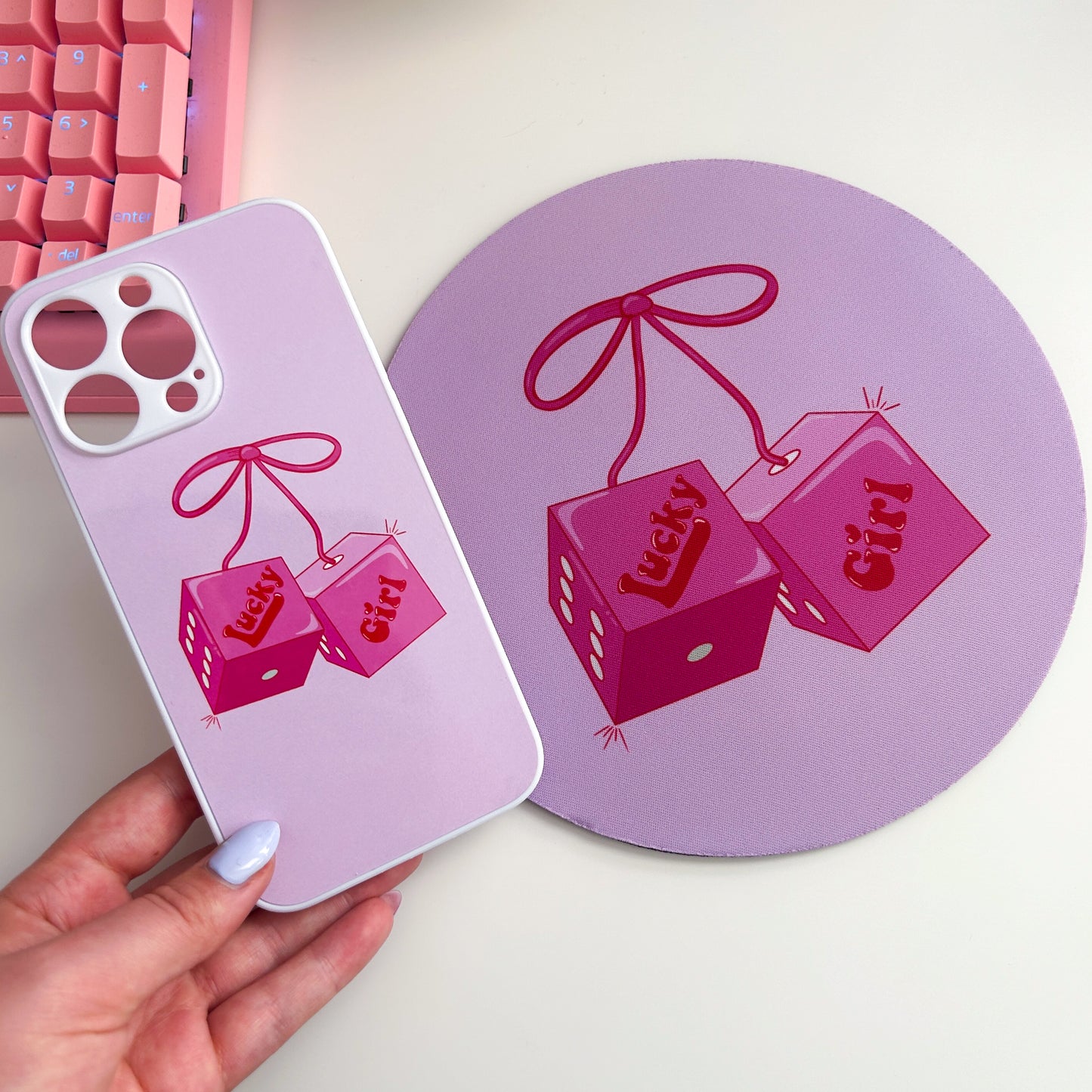 Lucky Girl Dice Phone Case