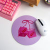 Lucky Girl Dice Mouse Mat