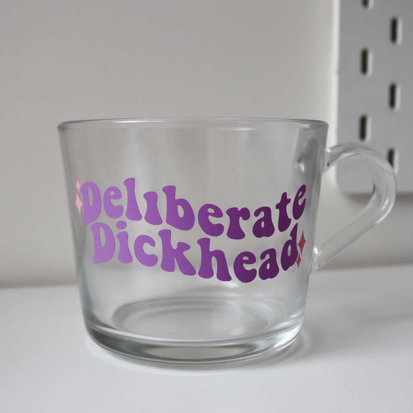 Deliberate Dickhead Glass Mug