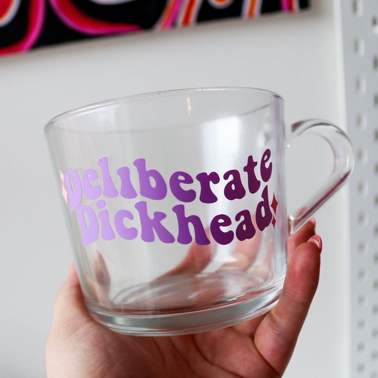 Deliberate Dickhead Glass Mug