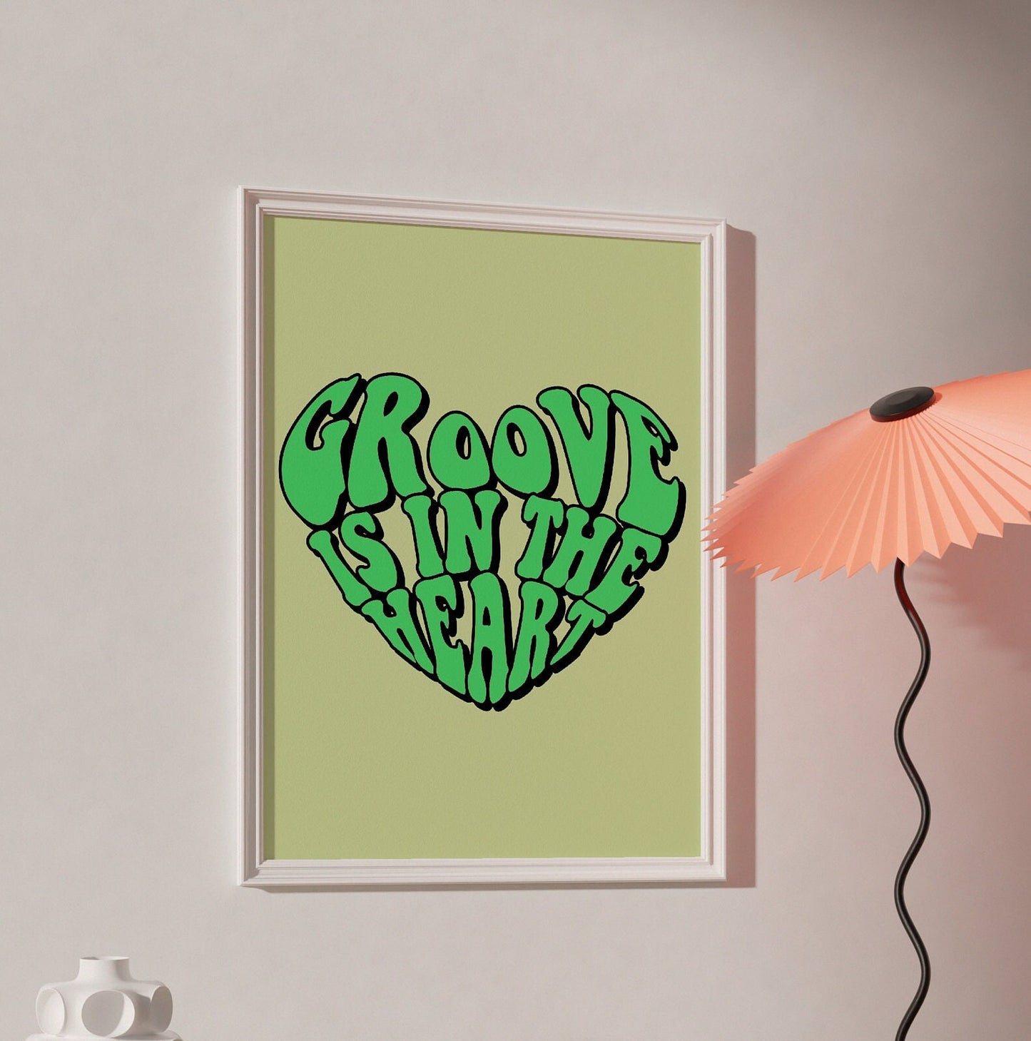 Groove Is In The Heart Print