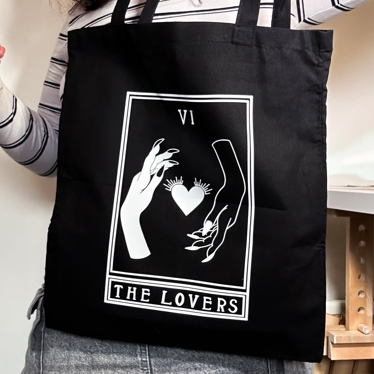 The Lovers Tarot Tote Bag