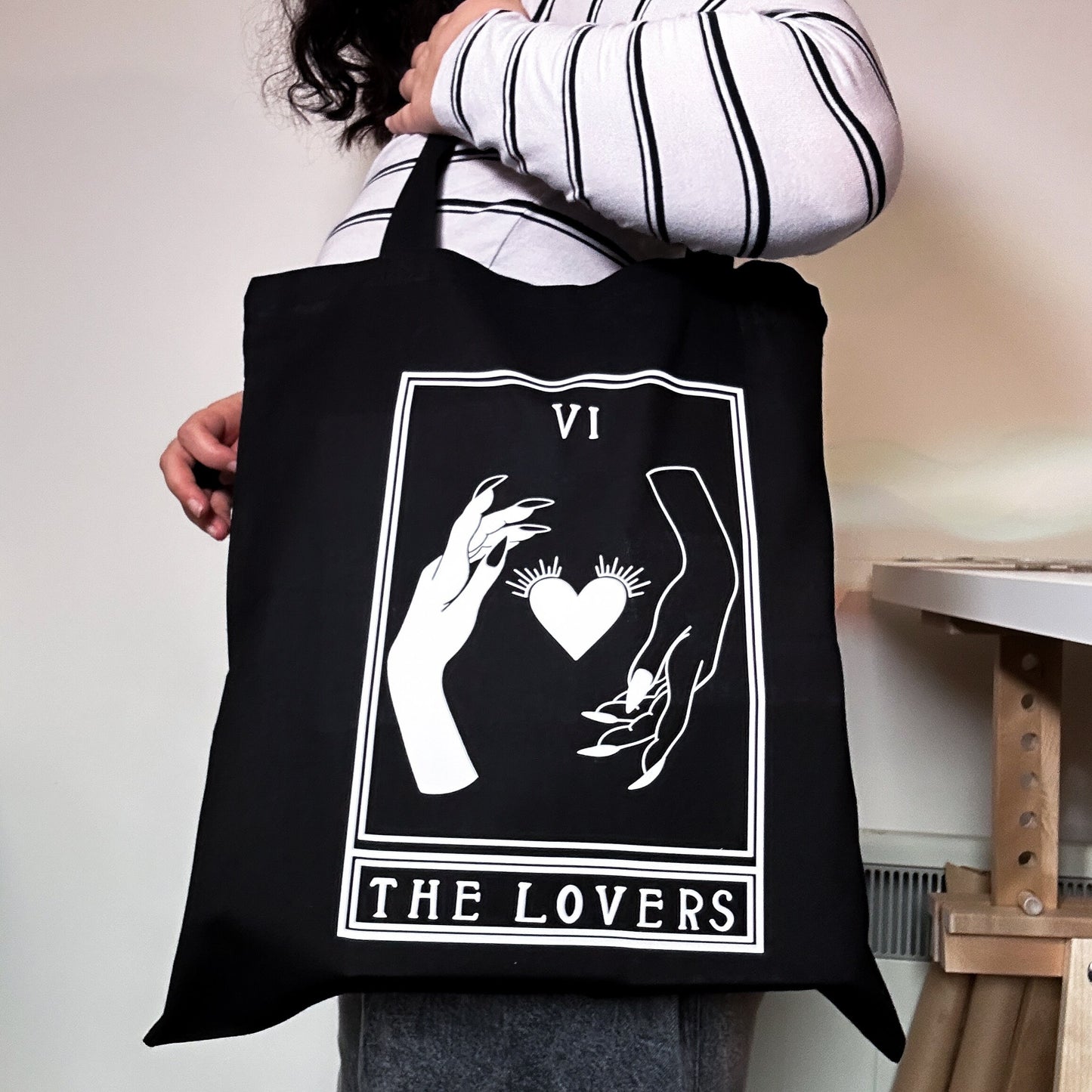 The Lovers Tarot Tote Bag