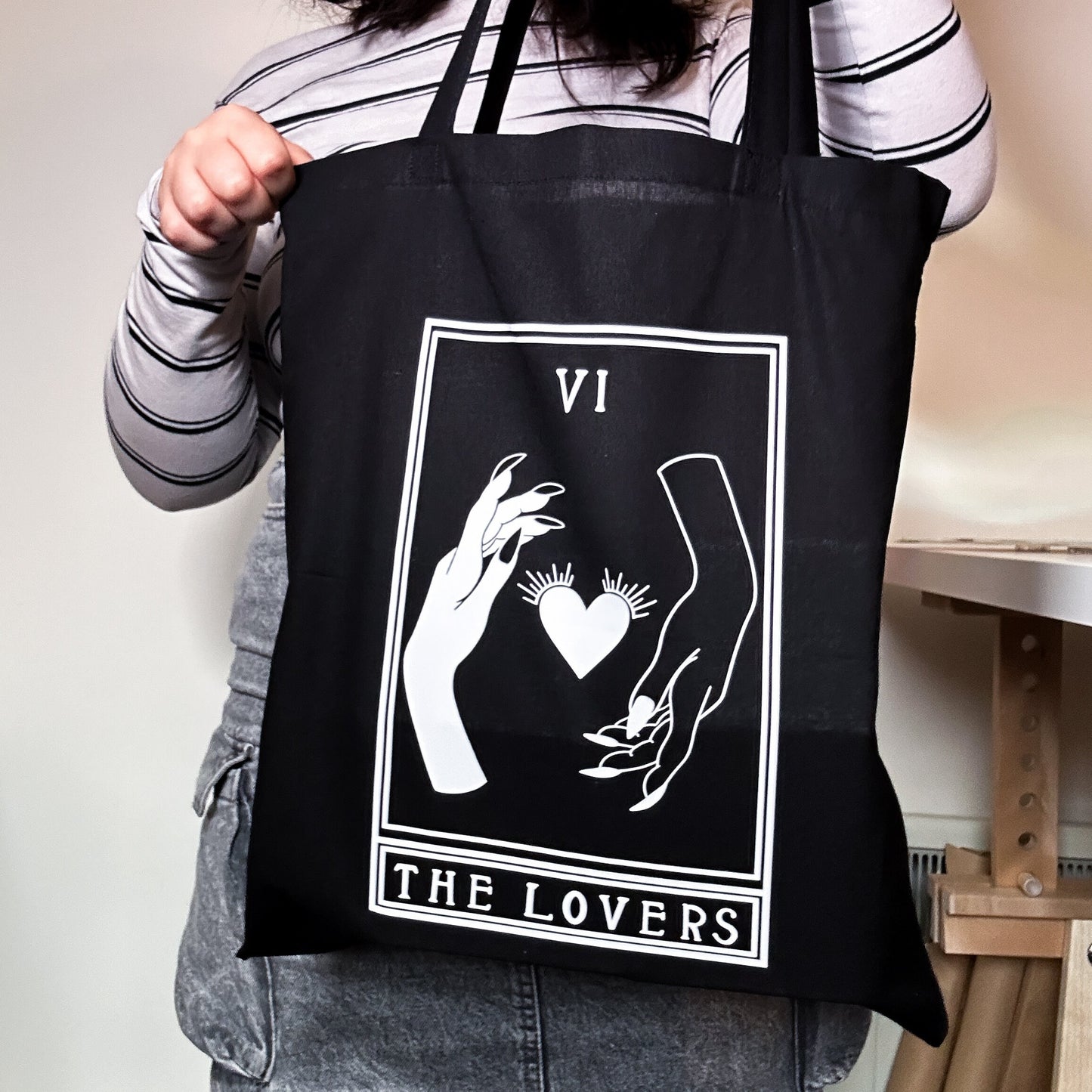 The Lovers Tarot Tote Bag