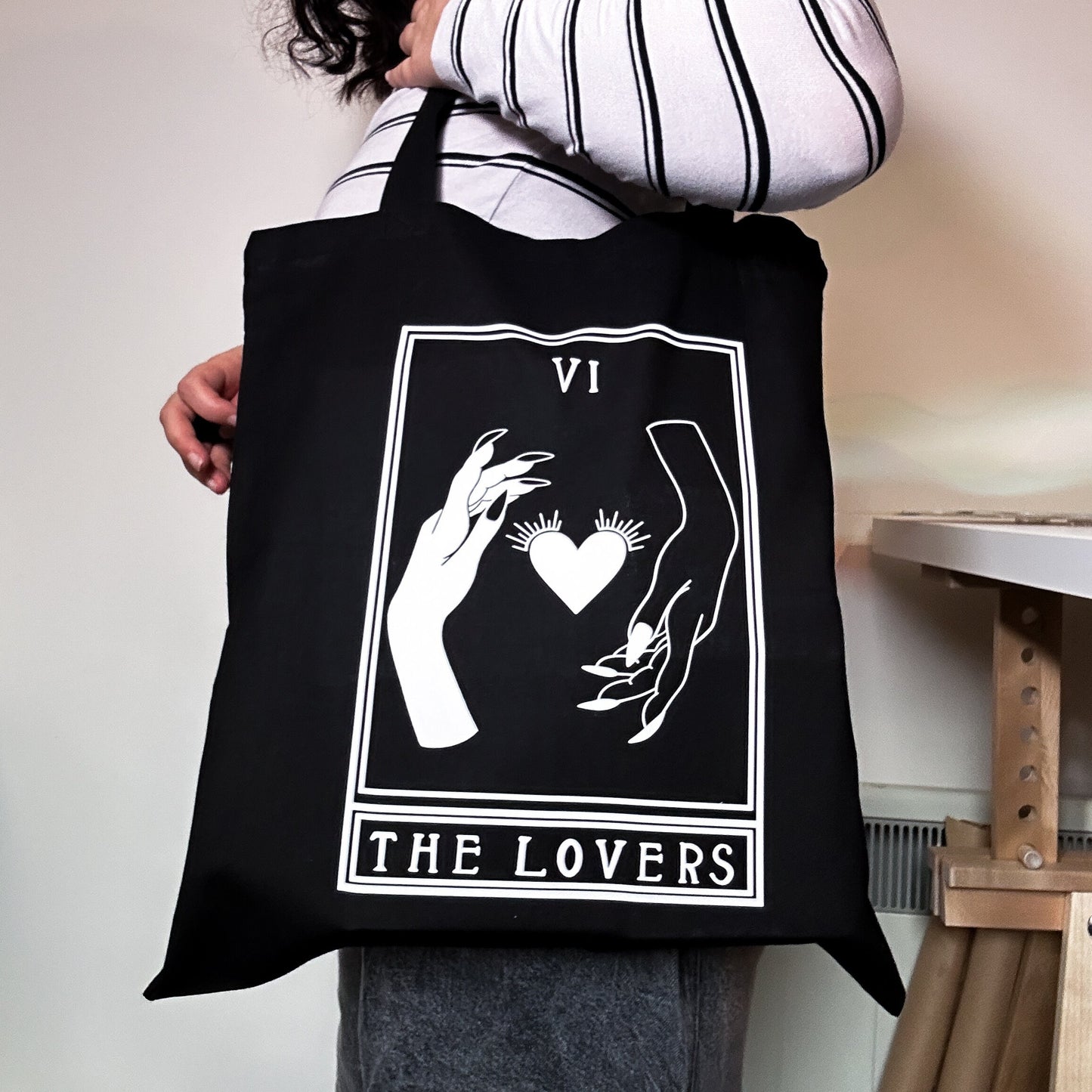 The Lovers Tarot Tote Bag